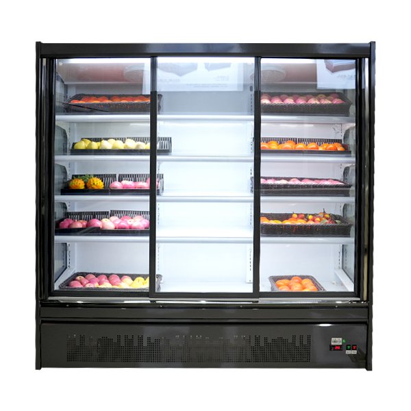 commercial open chiller for restaurant