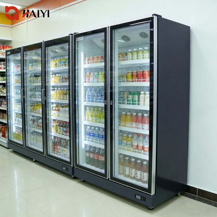 commercial beverage cooler for food store